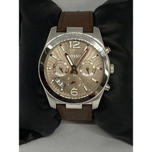 Fossil Perfect Boyfriend ES4146 Women's Brown Leat